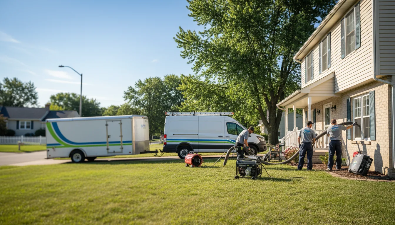 Flooded Basement Restoration And Cleanup With Repair in Oneida, IL near me